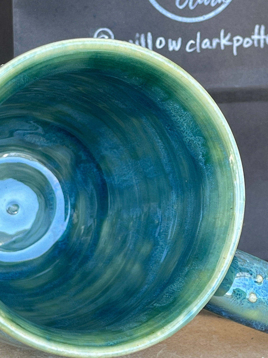 BIG Dogwood Slip Trail Art Mug